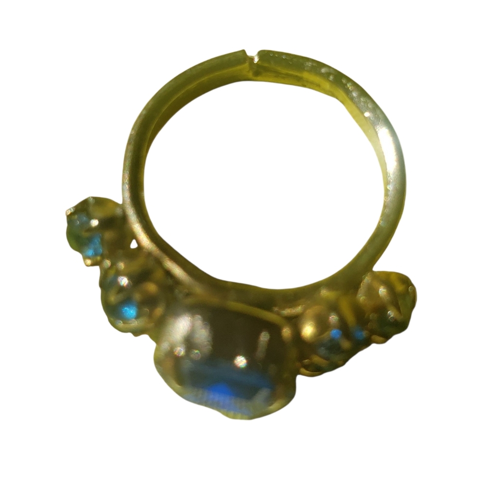 BLUE VINTAGE FASHION HIGH TEA RING